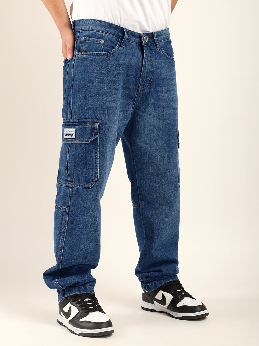 Nightline Violet Blue Denim Cargo