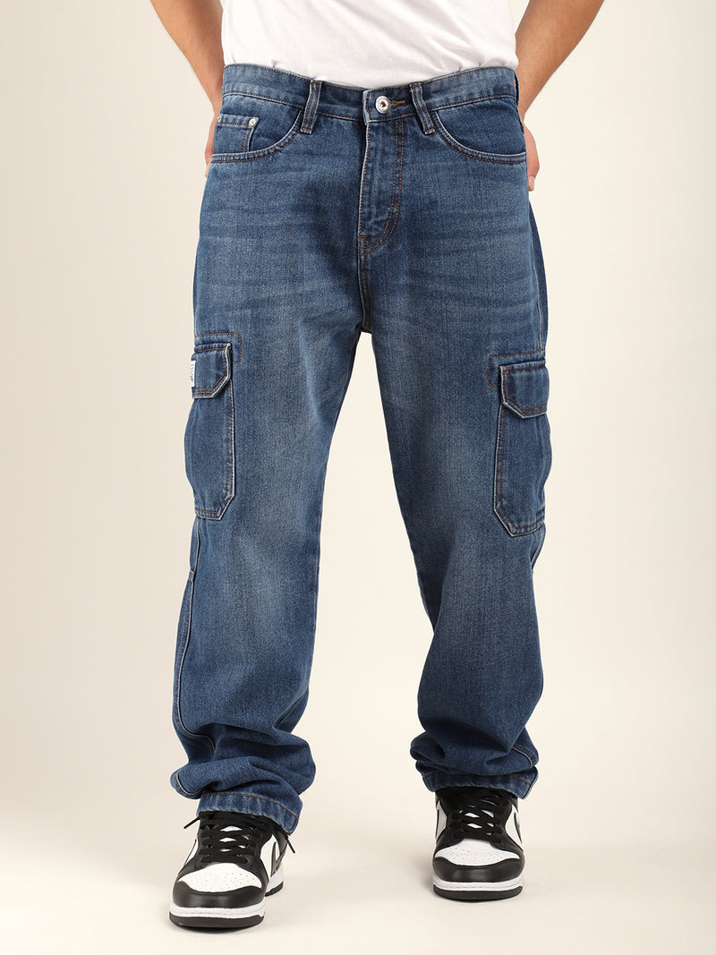 Cargo Pocket Pant Light Denim