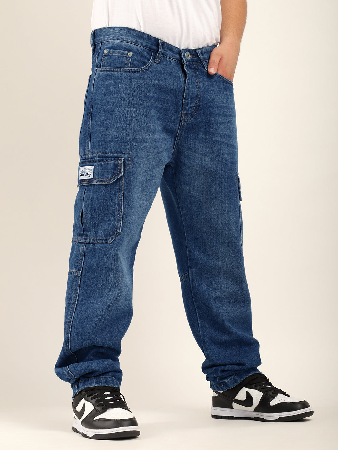 Nightline Violet Blue Denim Cargo