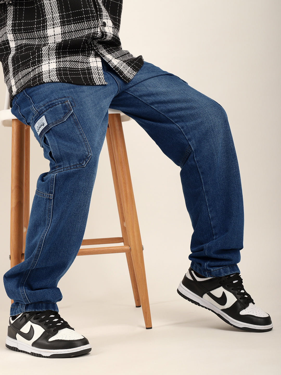 Nightline Violet Blue Denim Cargo