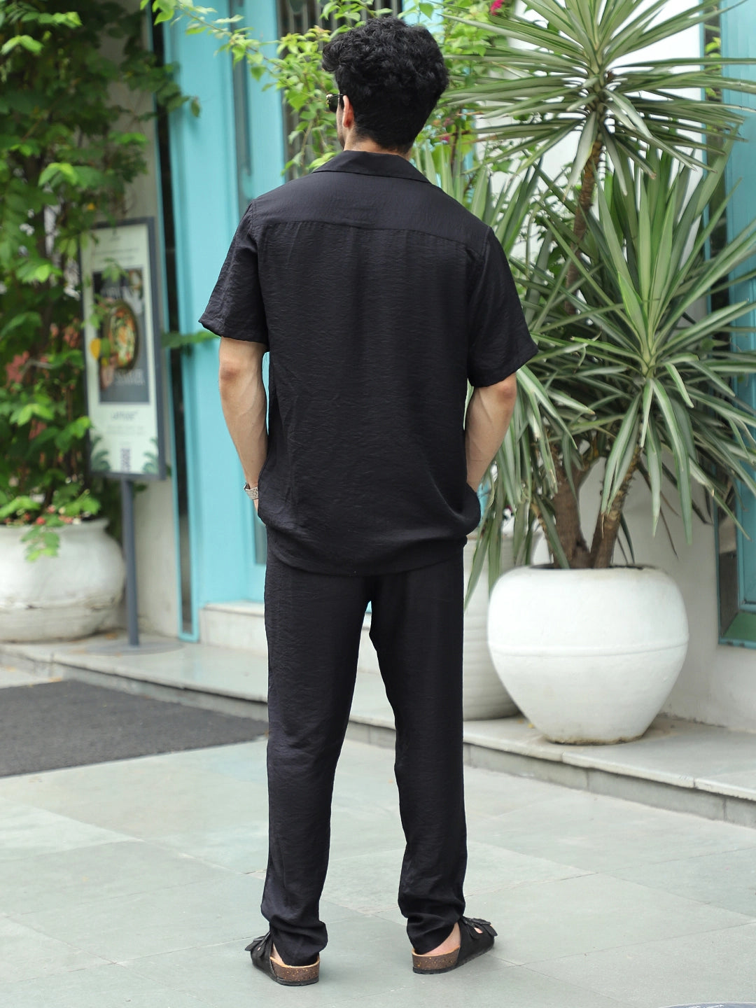 Linen Atlantica Black Co-Ord Set