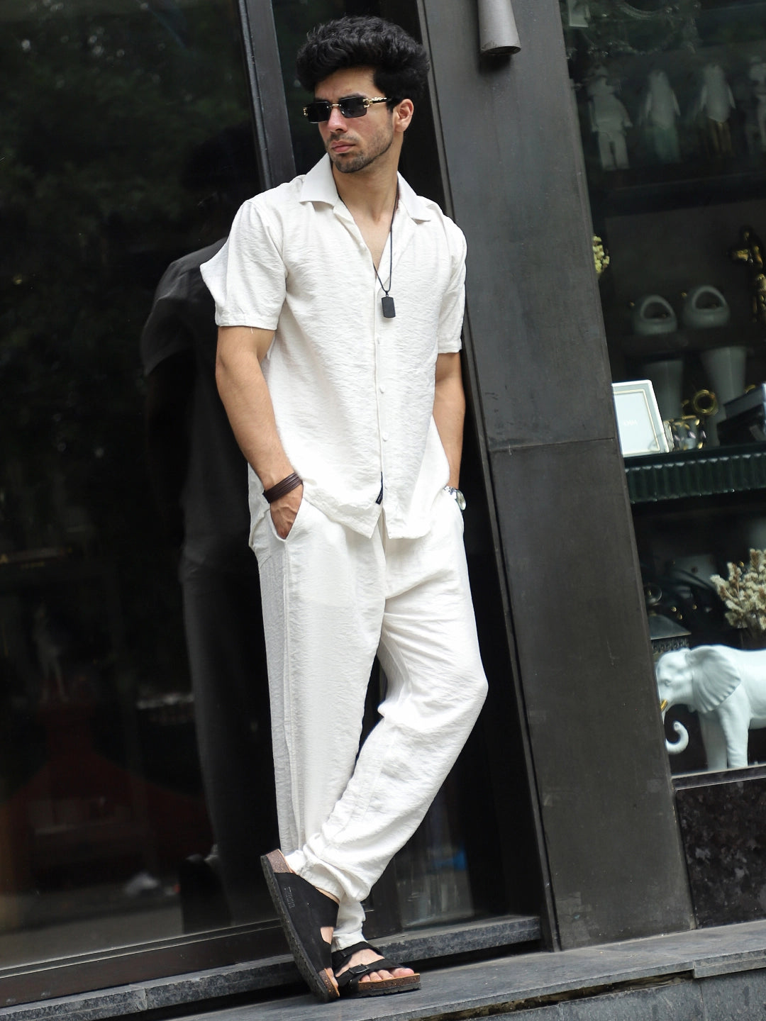 Linen Atlantica White Co-Ord Set