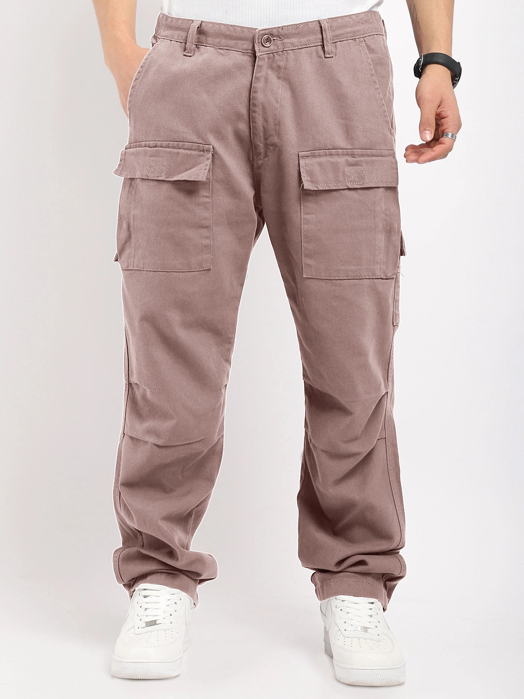 Riverside Rough Pink Cotton Cargo