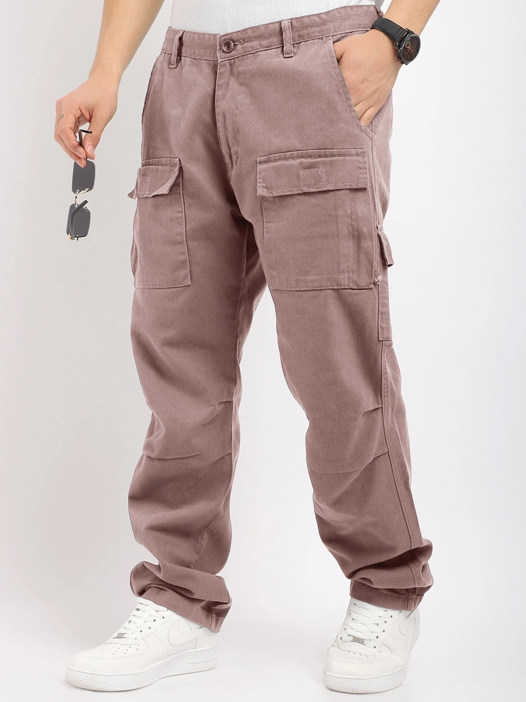 Riverside Rough Pink Cotton Cargo
