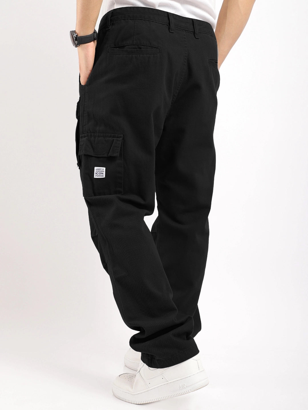 Riverside Black Cotton Cargo