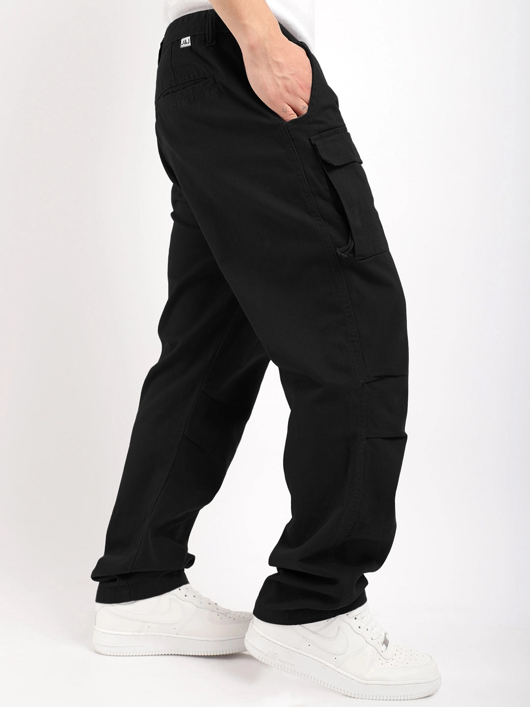 Riverside Black Cotton Cargo