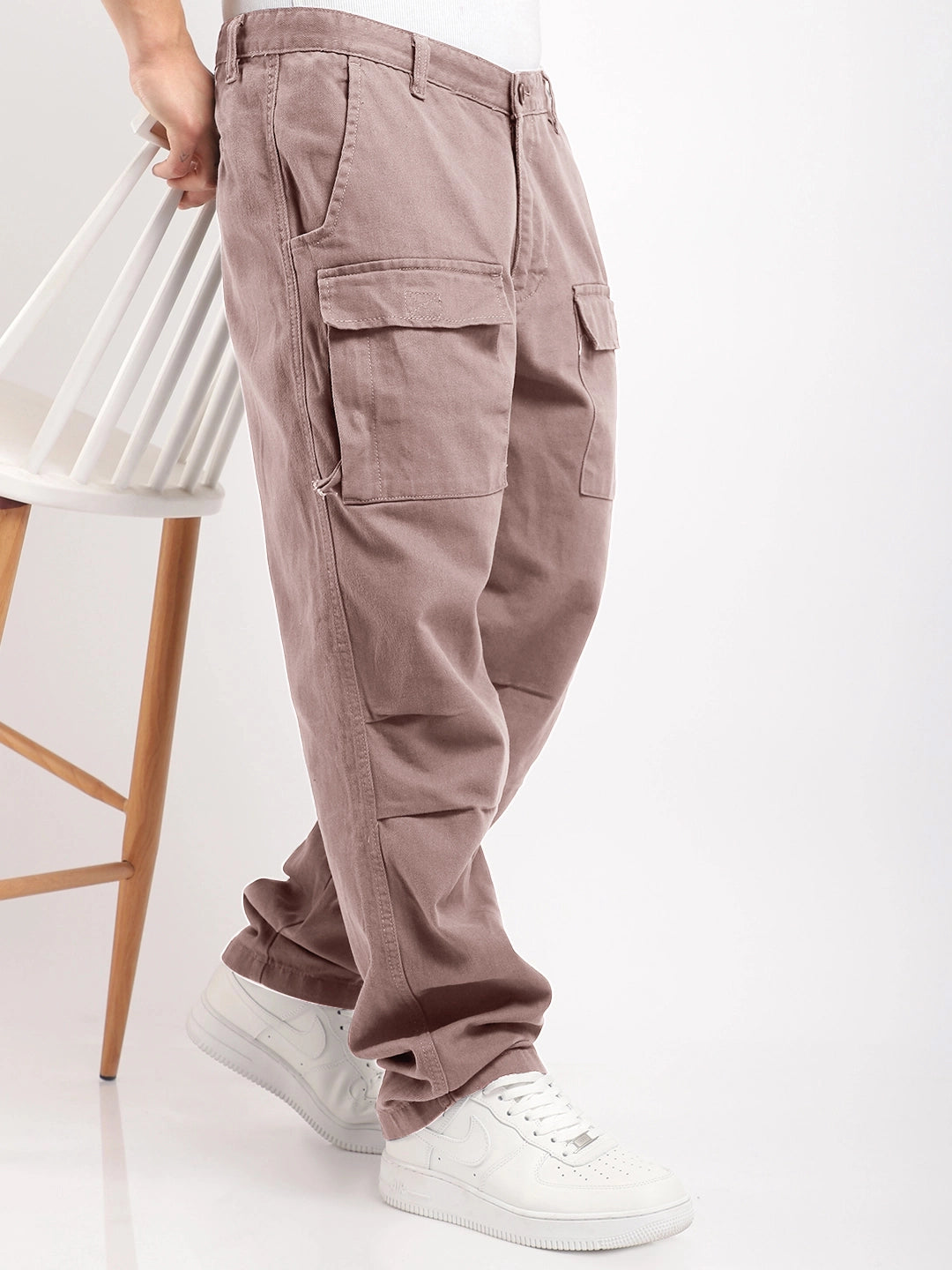 Riverside Rough Pink Cotton Cargo