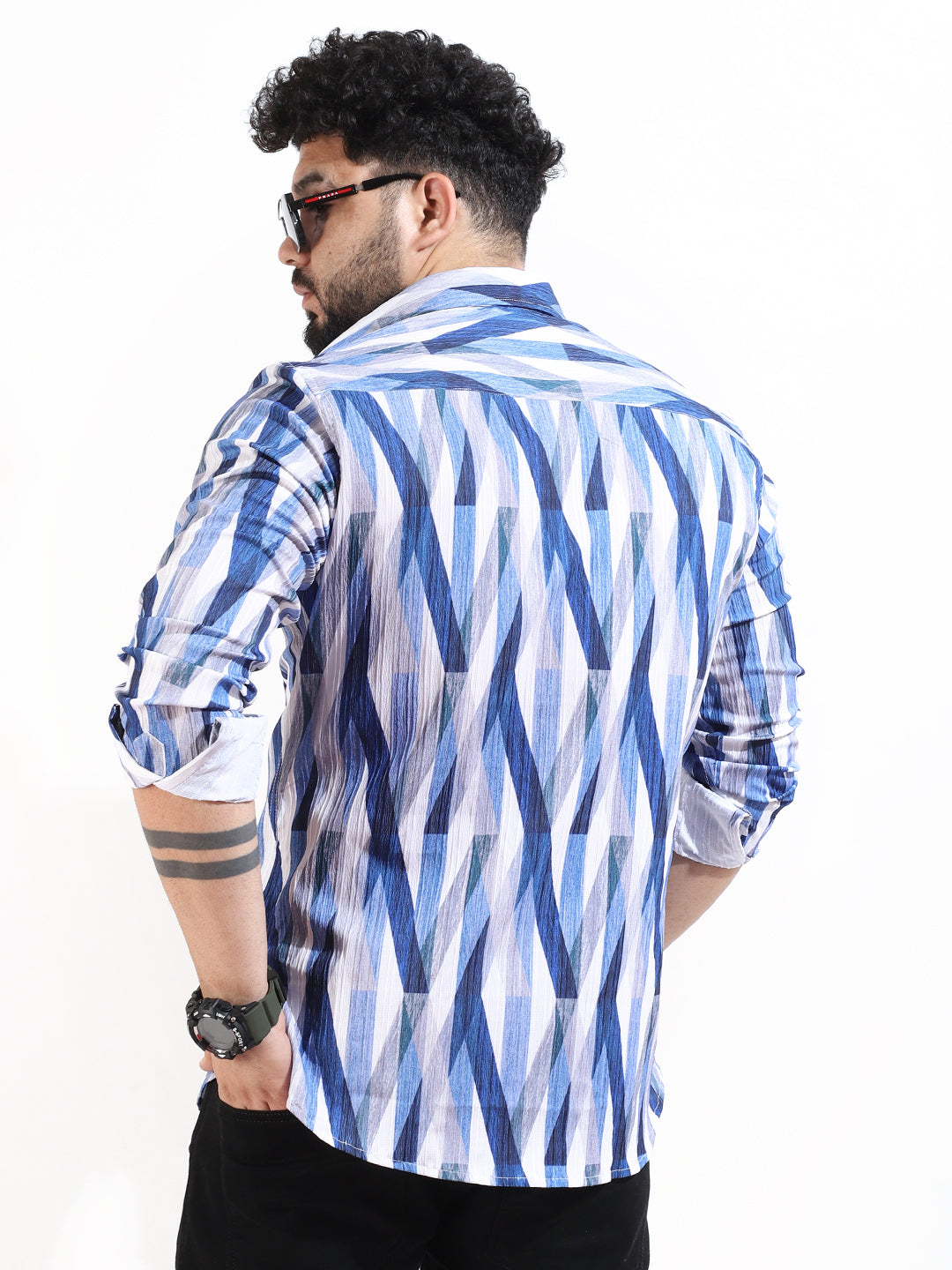 Abstracx Blue Shirt