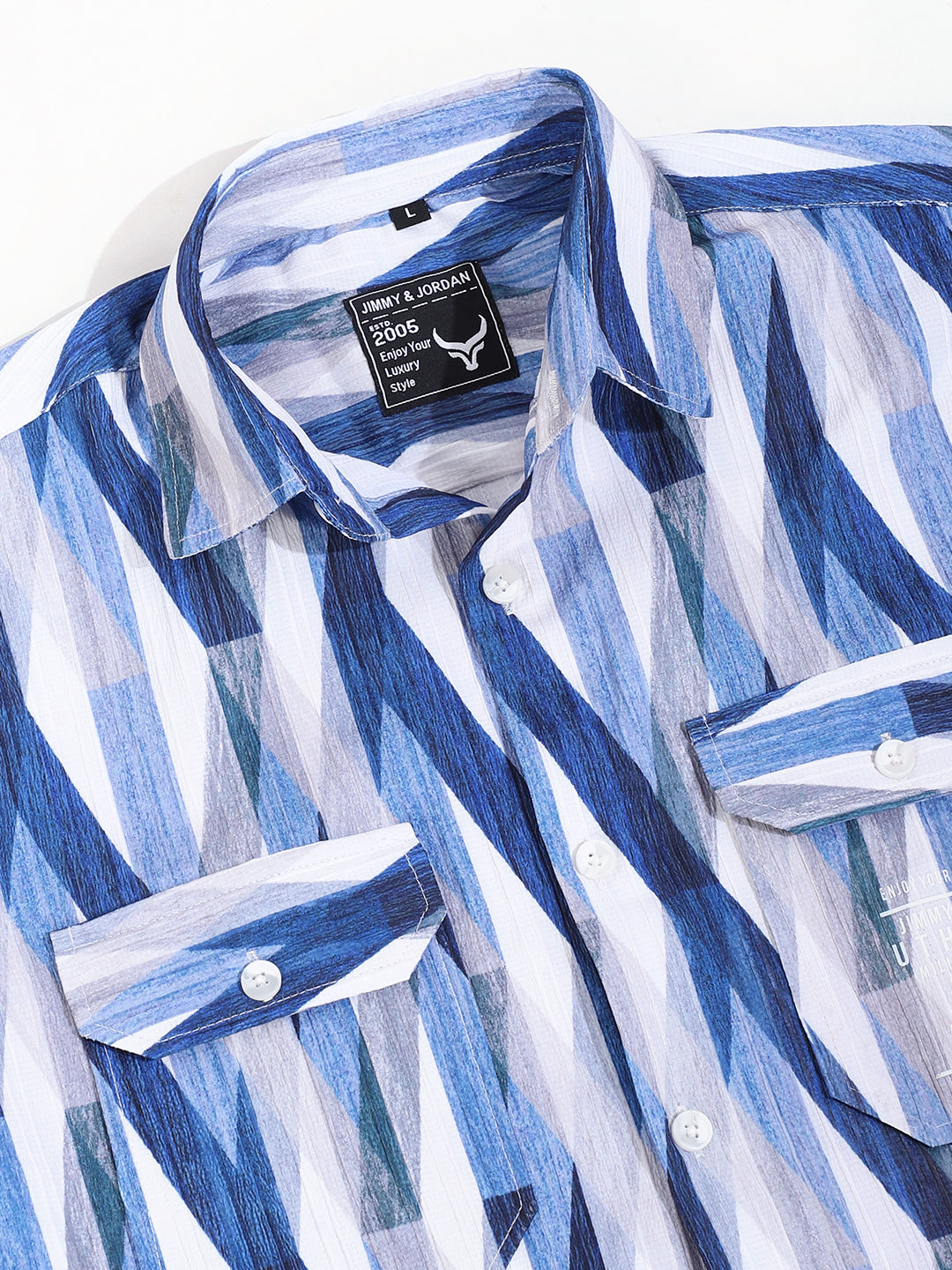 Abstracx Blue Shirt