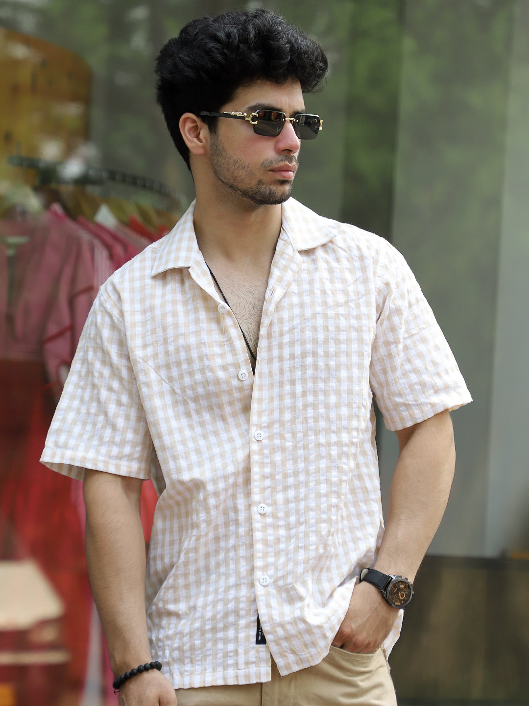 Silvan Stitch Fon Half Sleeve Shirt