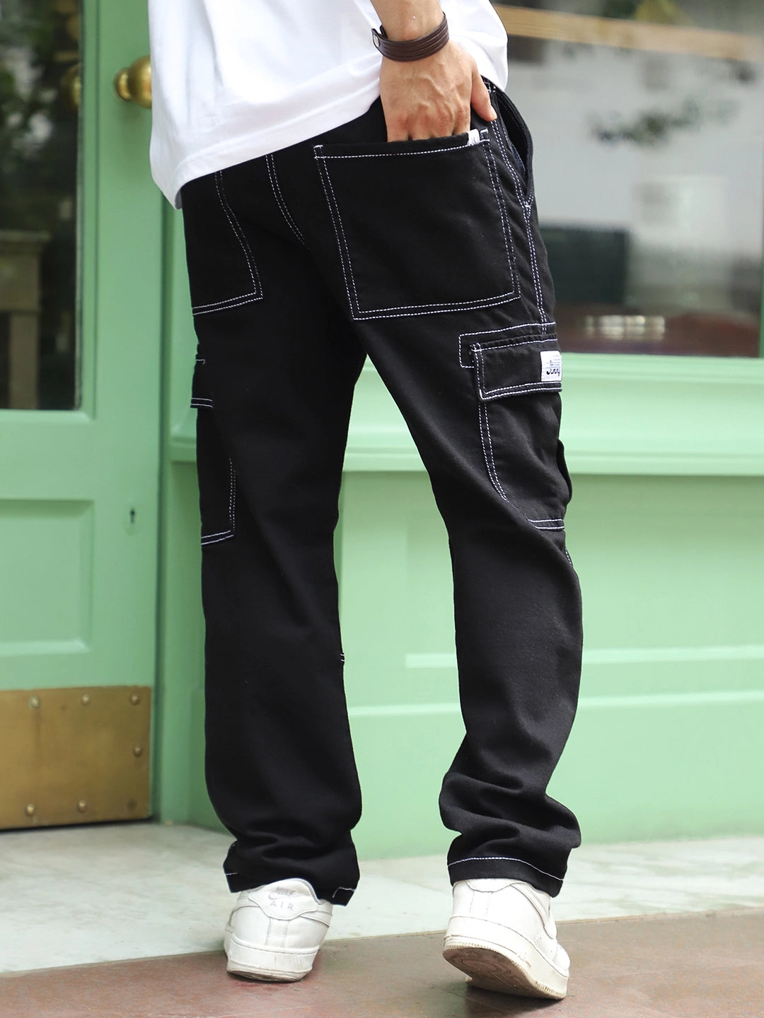 Twilight Fade Black Denim Cargo