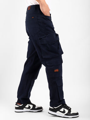 Kyubic Navy Blue Cargo Pants