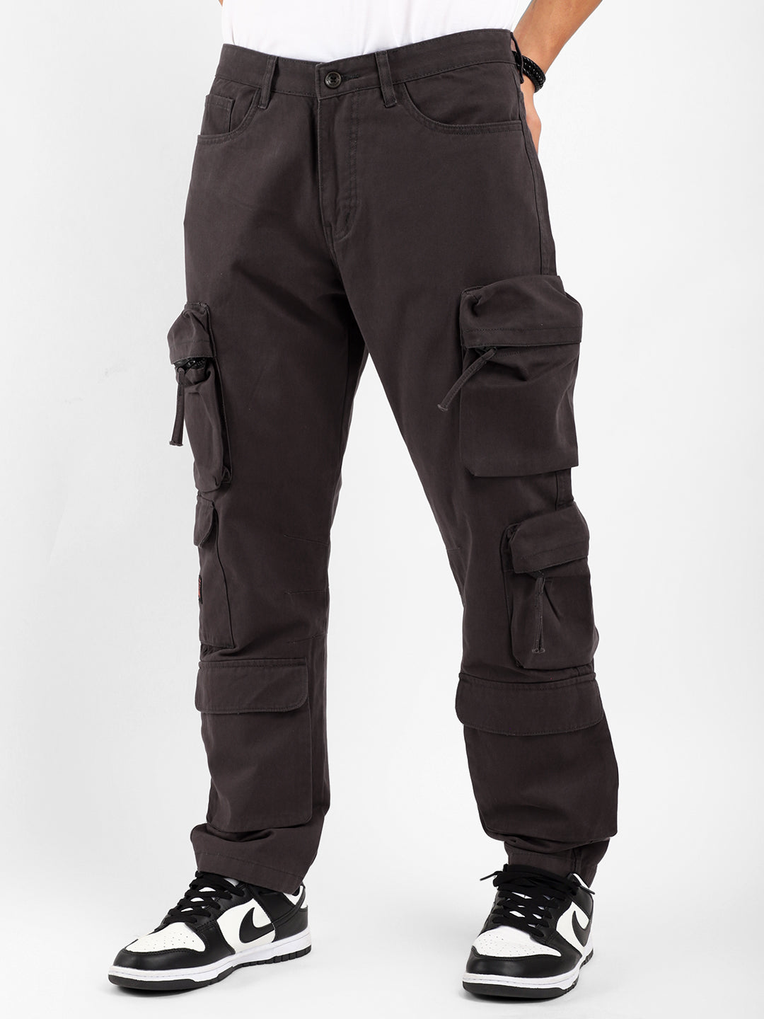 Kyubic Dark Grey Cargo Pants