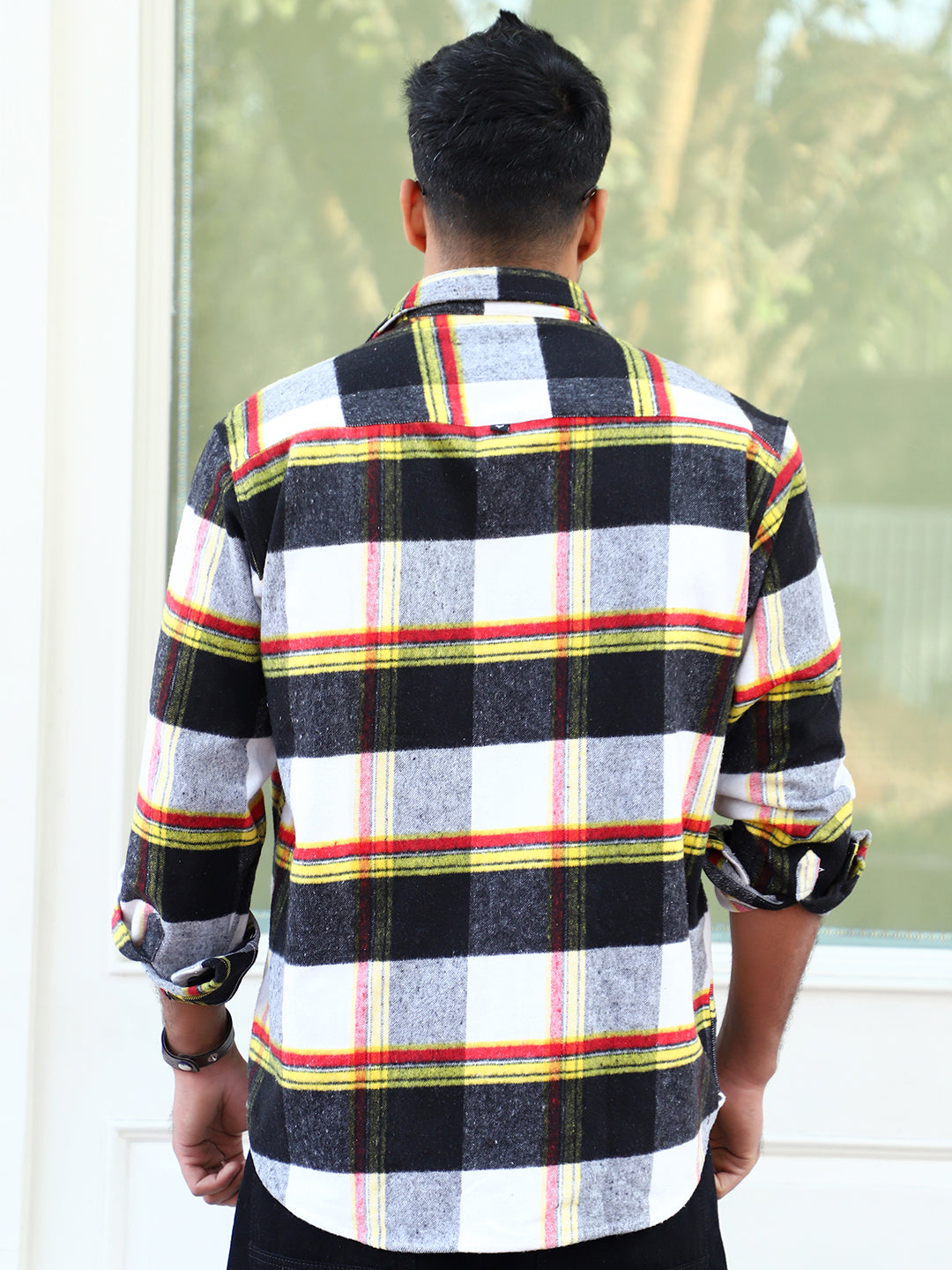 Frame Theory Black Check Shirt