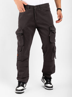 Kyubic Dark Grey Cargo Pants