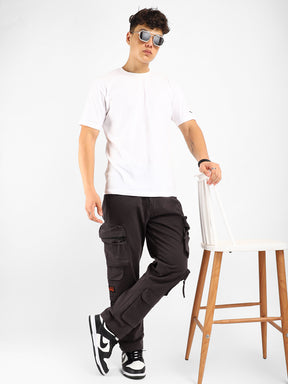 Kyubic Dark Grey Cargo Pants