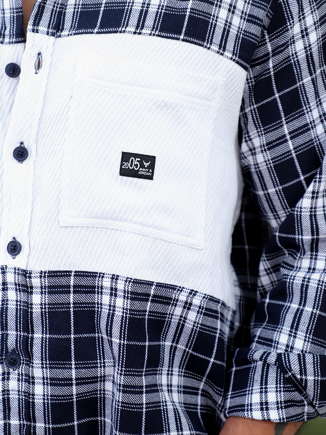 Thunderbird Spruce Blue Check Full Sleeve Shirt