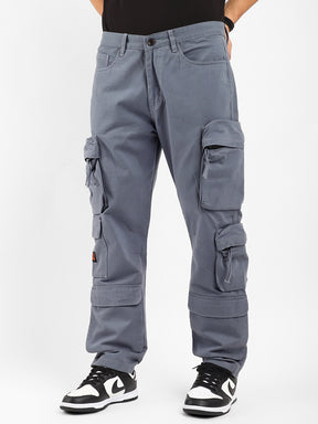 Kyubic Ash Grey Cargo Pants