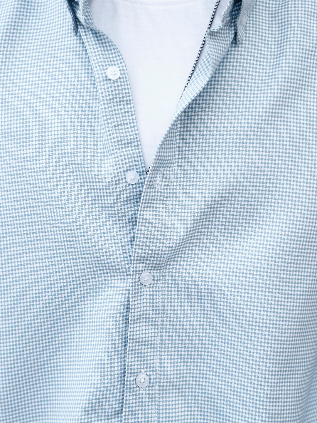 Desert Bloom Dark Sea Green Check full Sleeve shirt