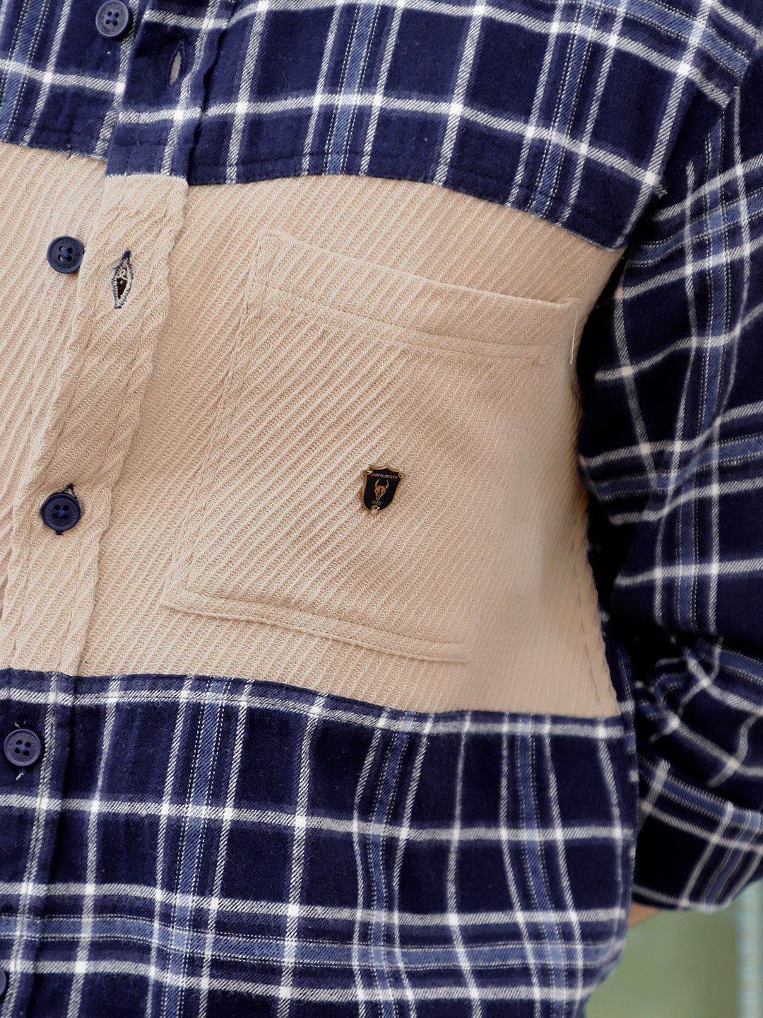 Thunderbird Oxford Blue Check Shirt