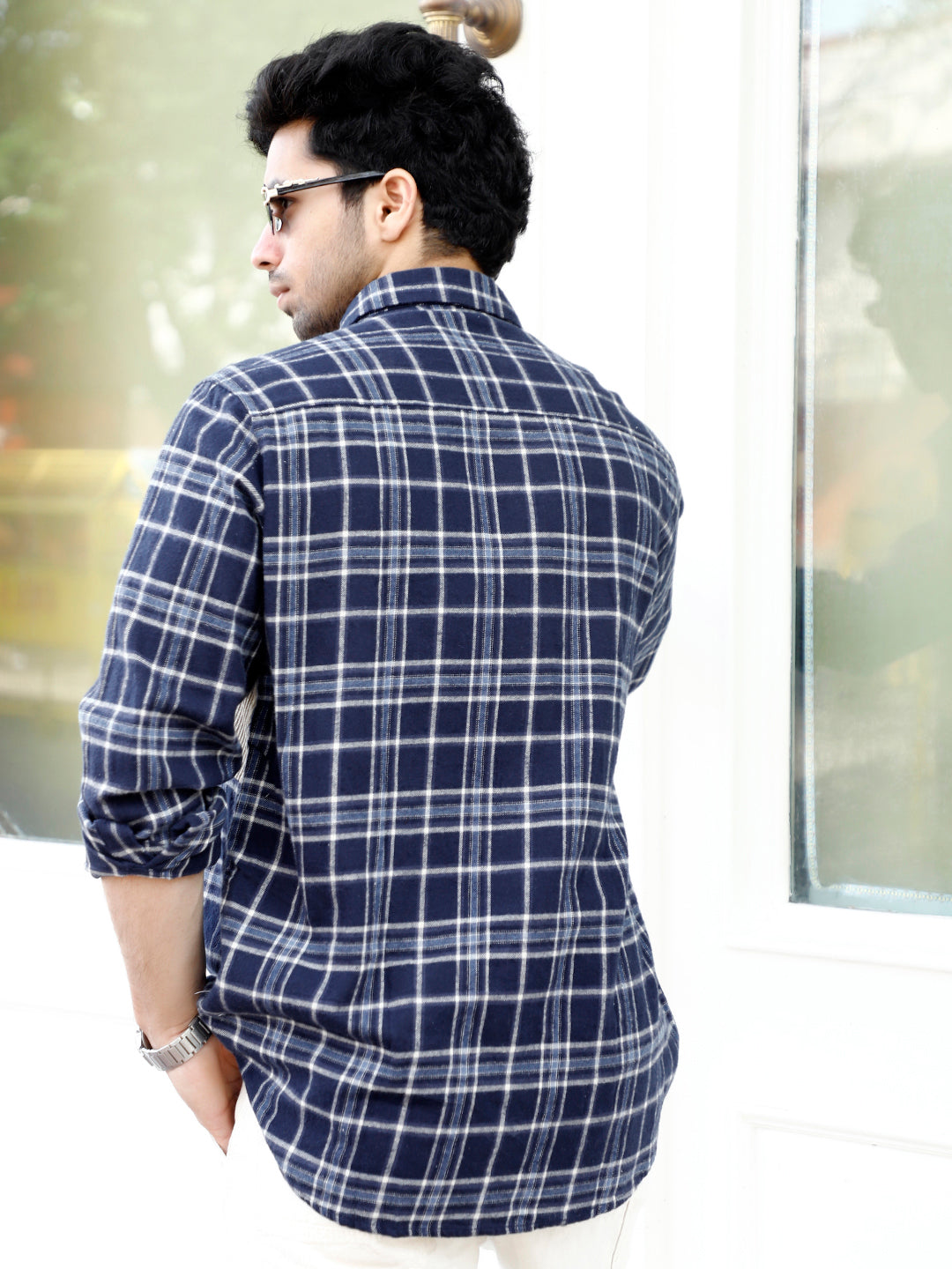 Thunderbird Oxford Blue Check Shirt