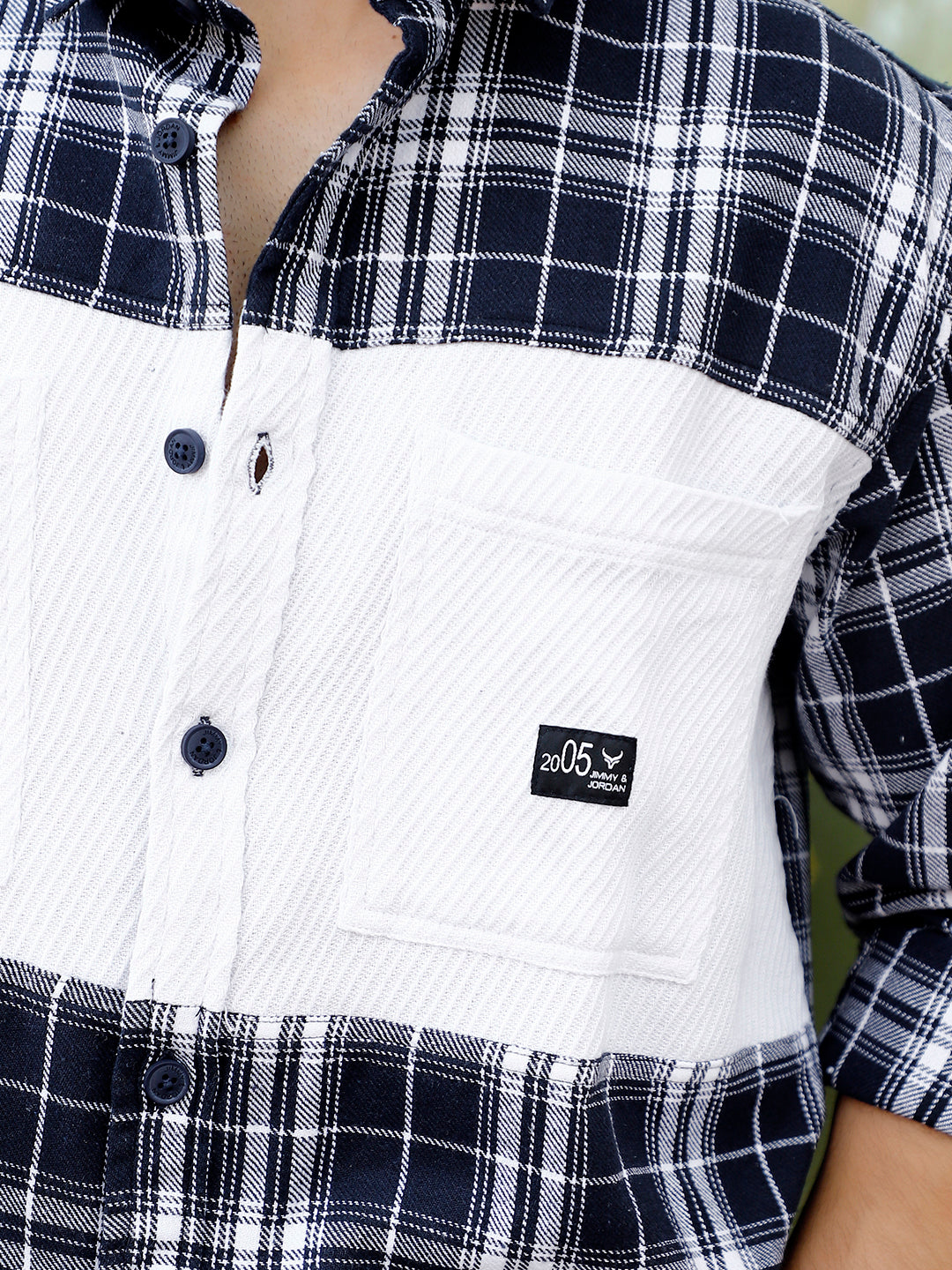 Thunderbird Spruce Blue Check Full Sleeve Shirt