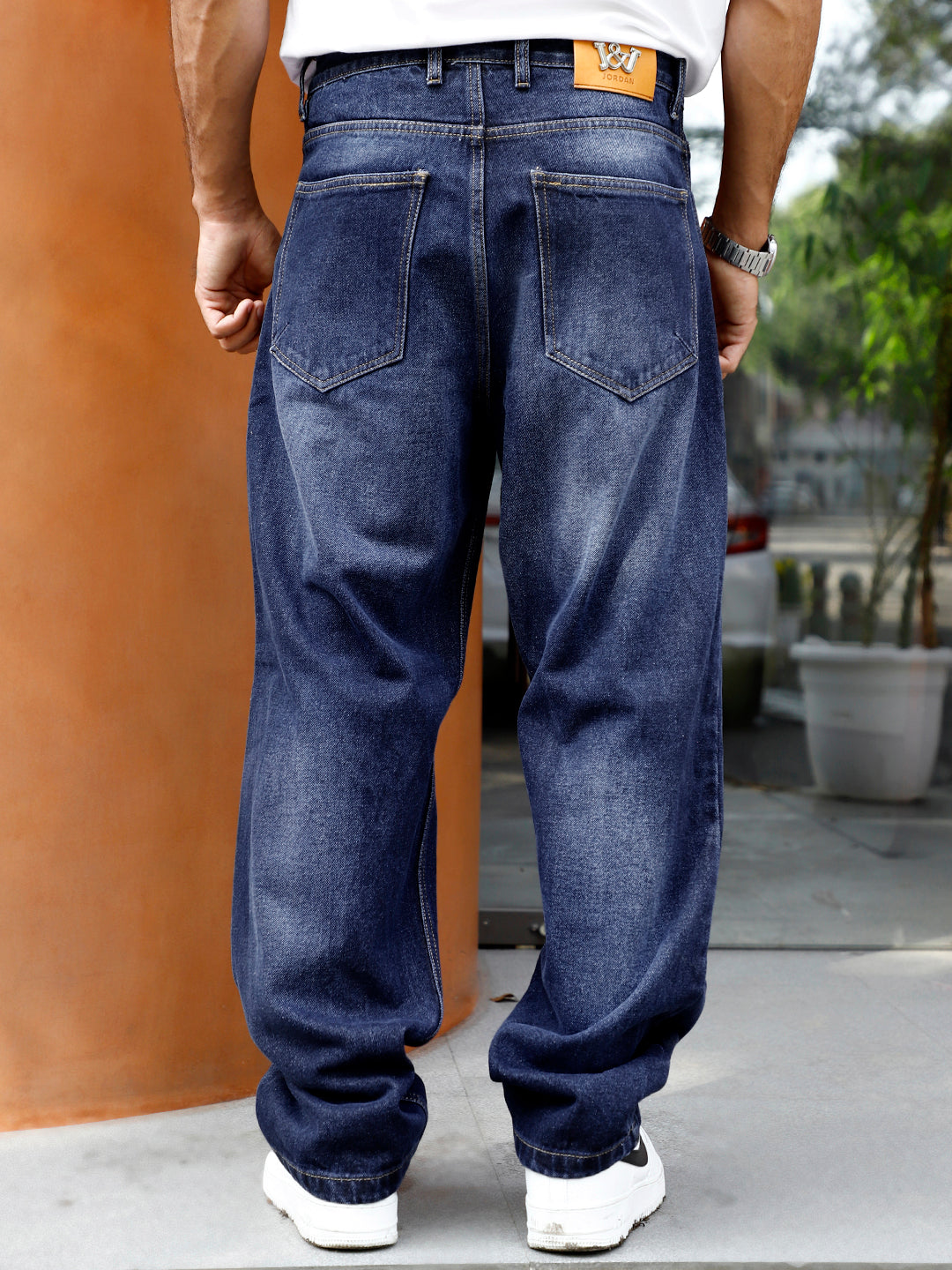 Night Core Blue Baggy Jeans
