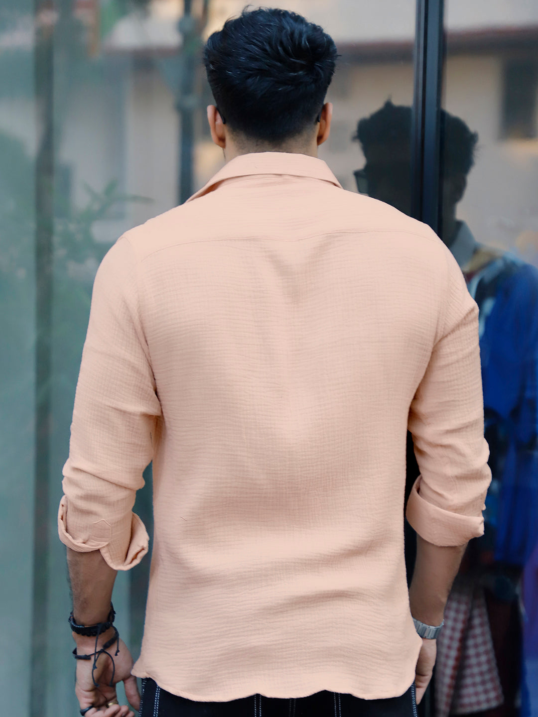 Vero Vibe Lucas Double Clothe Cream Shirt