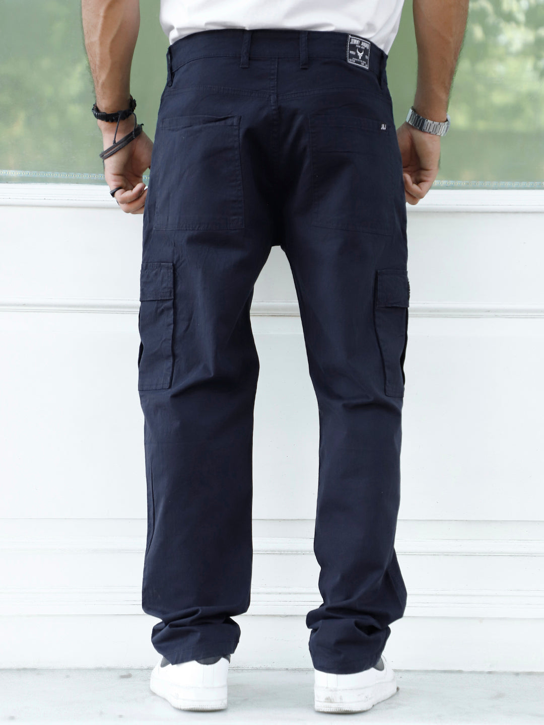 Loom Navy Blue Cotton Cargo