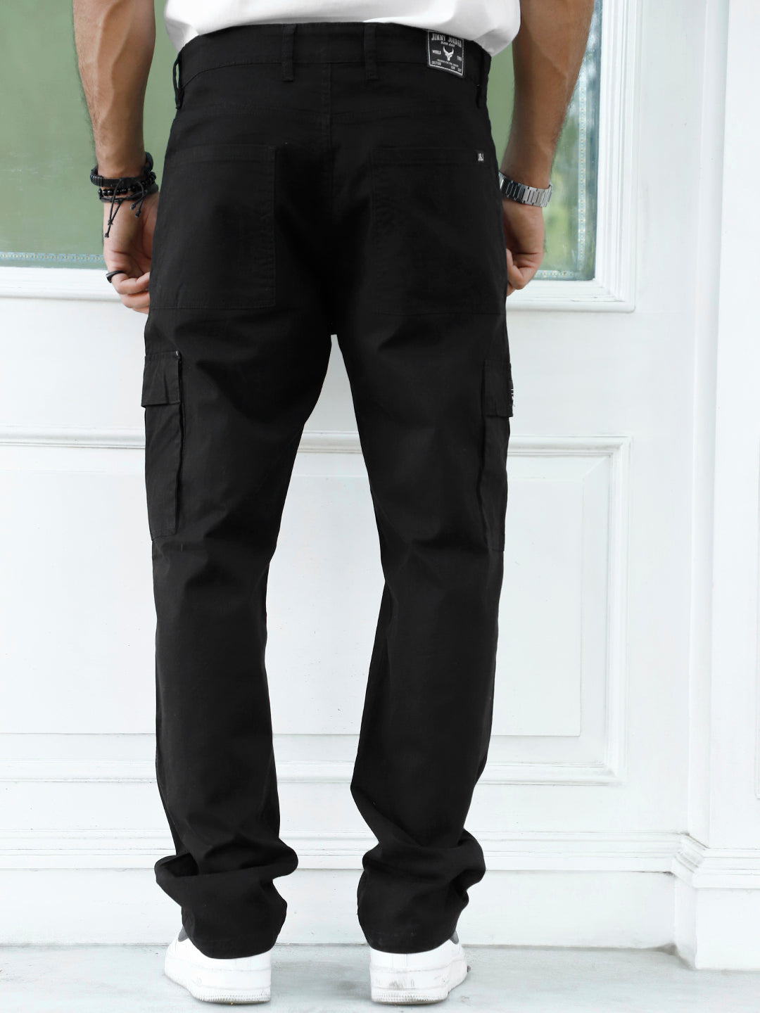 Loom Black Cotton Cargo