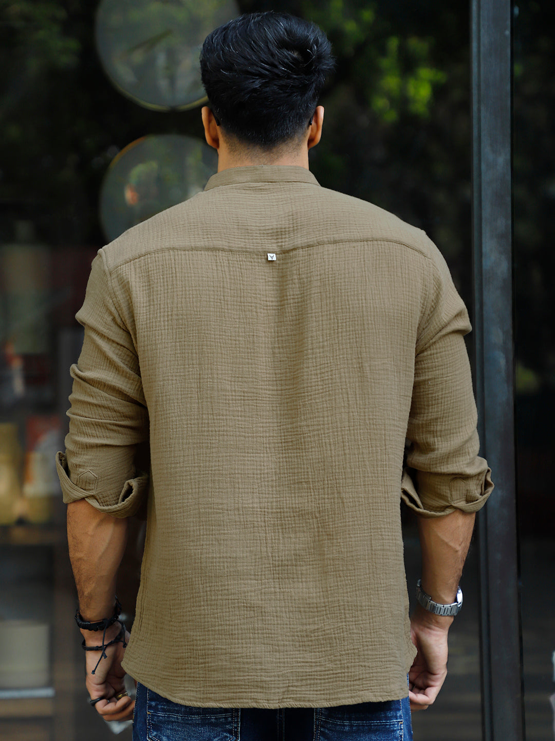 Amber Royale Olive Kurta