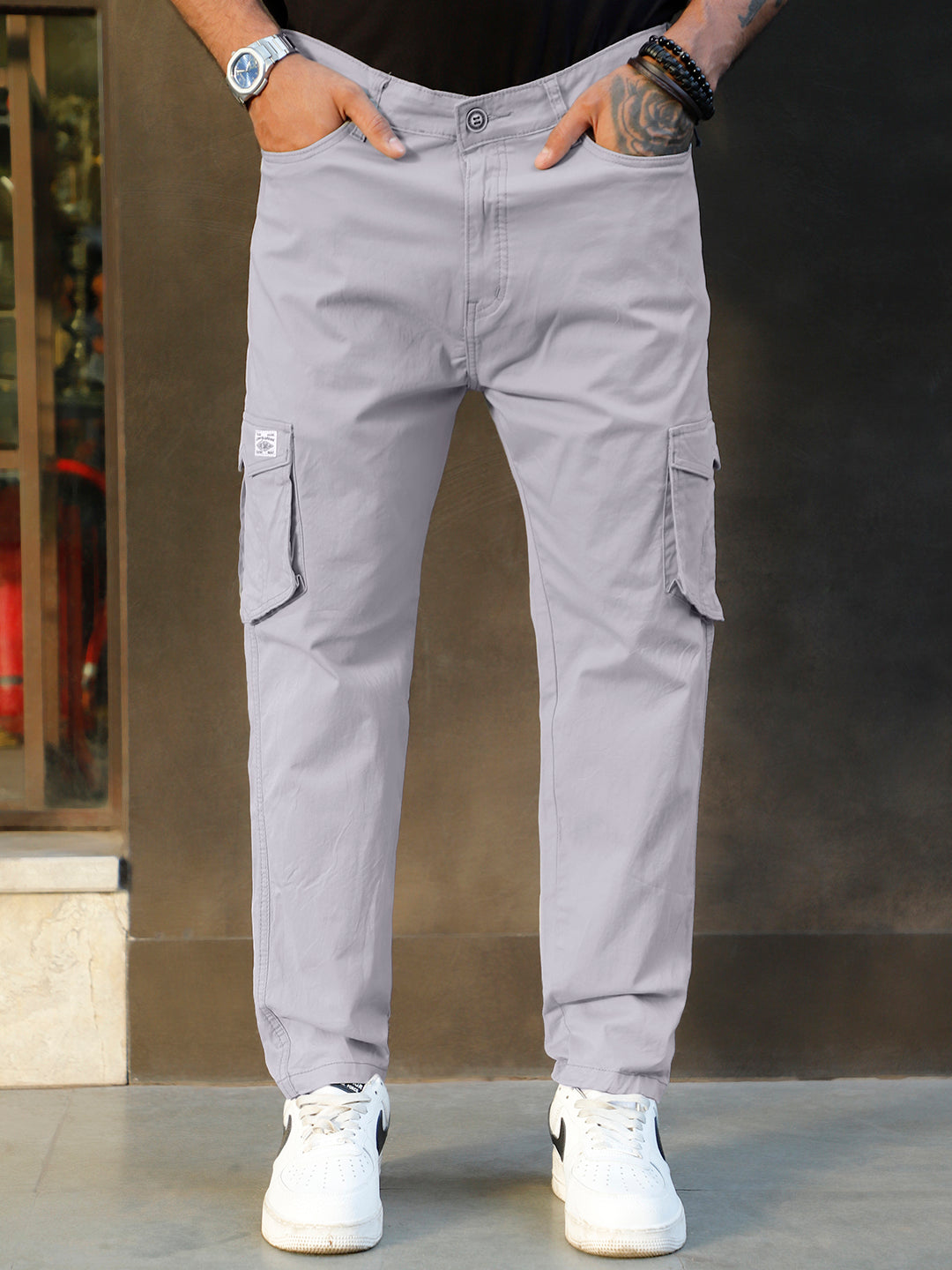 HEX Ash Grey 6 Pocket Cotton Cargo
