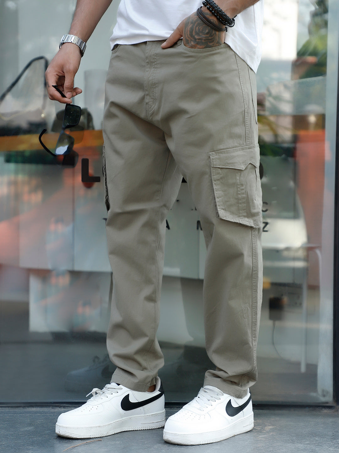HEX Seaweed Green 6 Pocket Cotton Cargo