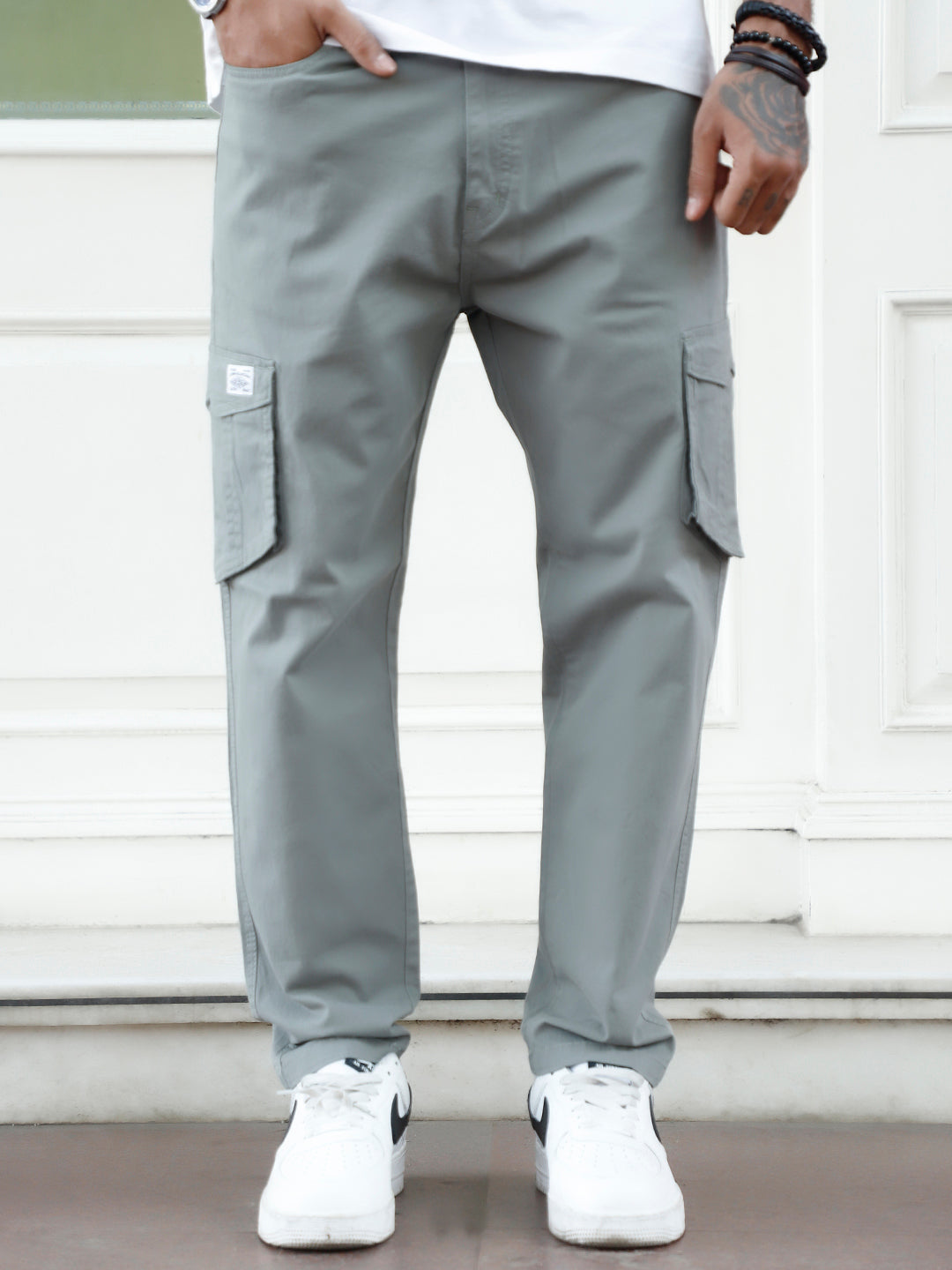 HEX Side Walk Grey 6 Pocket Cotton Cargo
