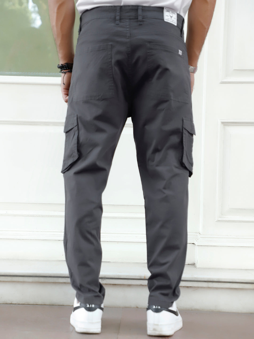 HEX Charcoal Grey 6 Pocket Cotton Cargo