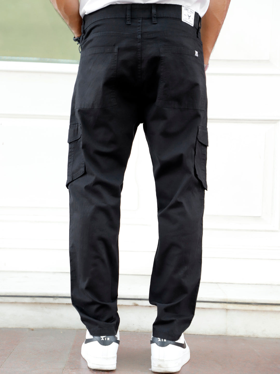 HEX Black 6 Pocket Cotton Cargo
