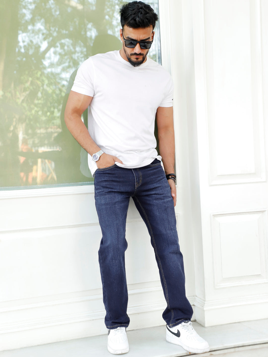 TrueForm Deep Blue Straight Fit Jeans