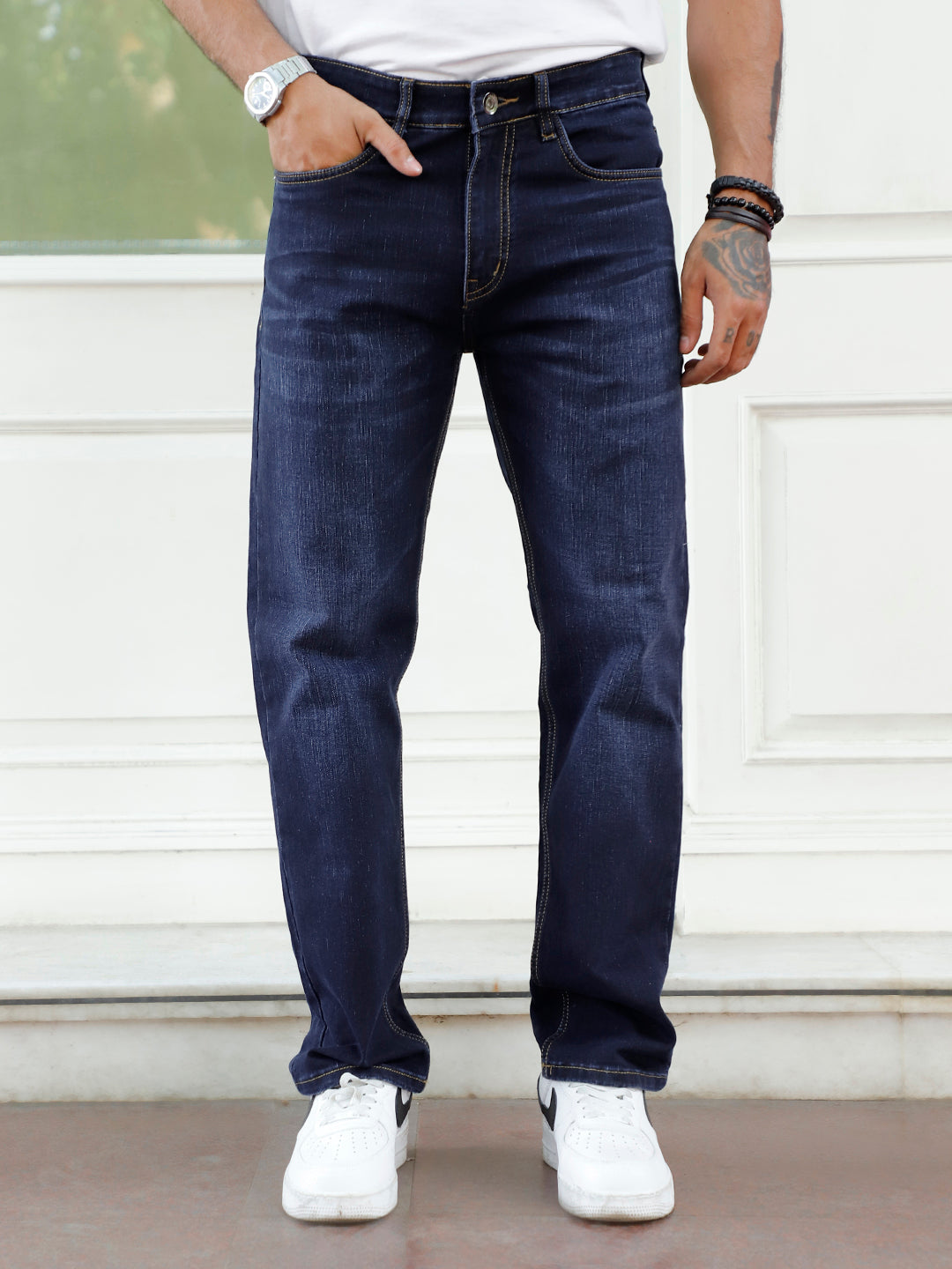 TrueForm Deep Blue Straight Fit Jeans