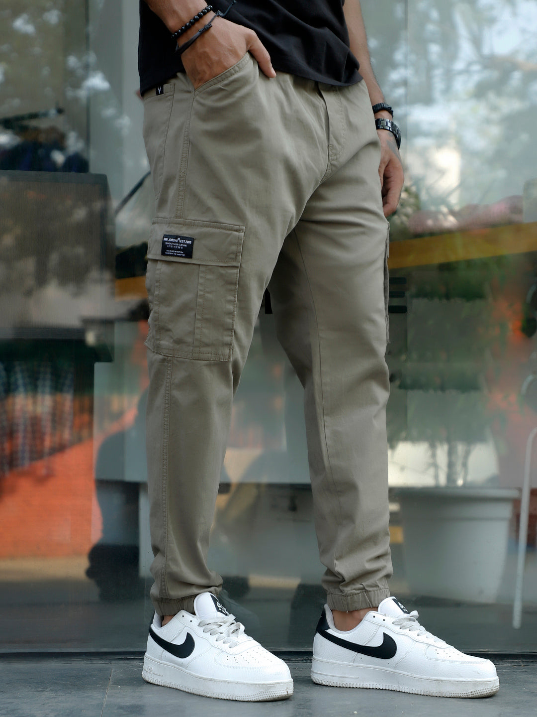 EasyFlex Olive Cotton Cargo