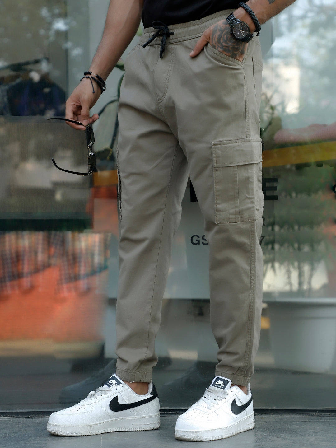 EasyFlex Olive Cotton Cargo
