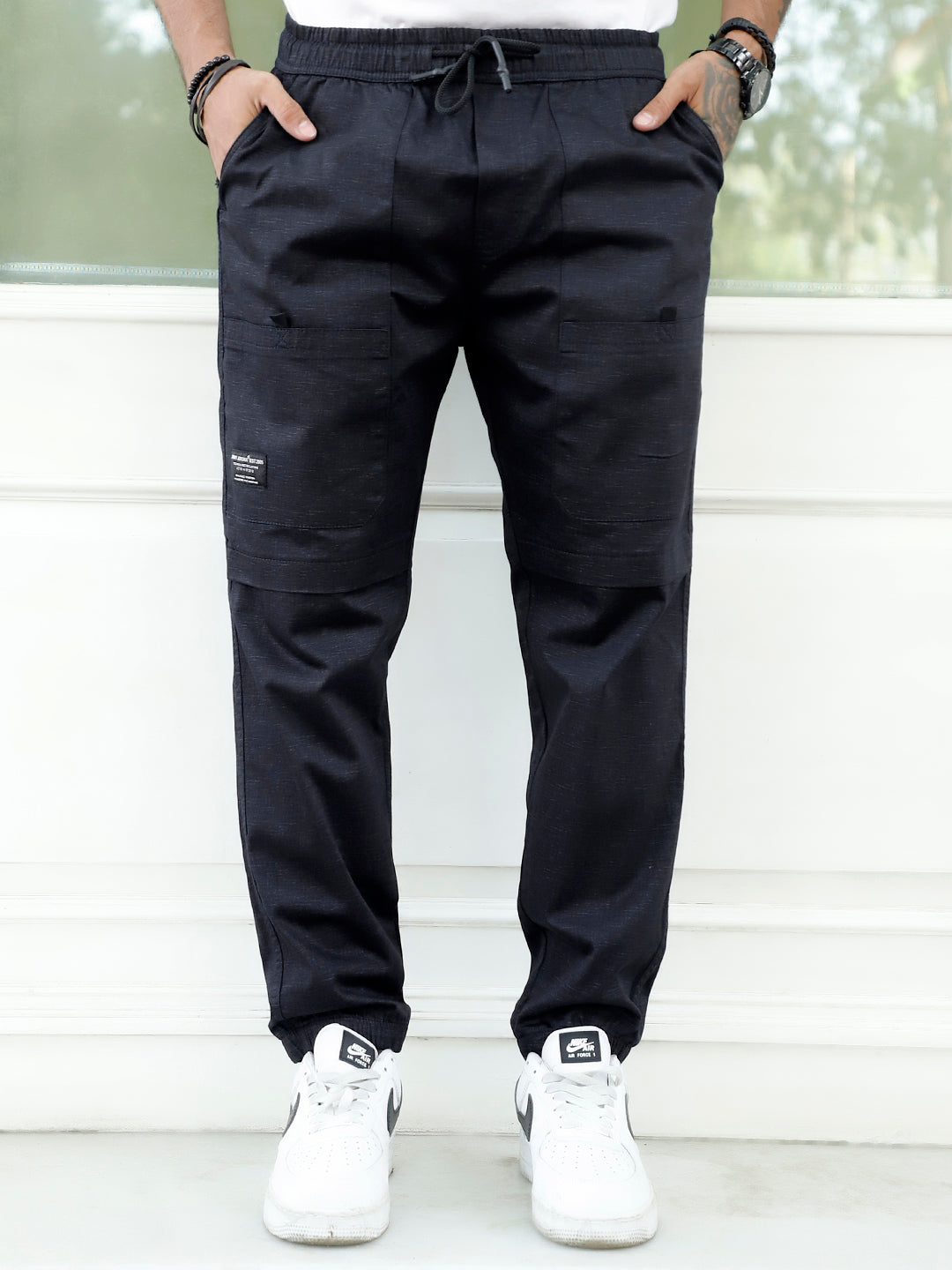 Jimmy Core Oxford Blue Cotton Cargo