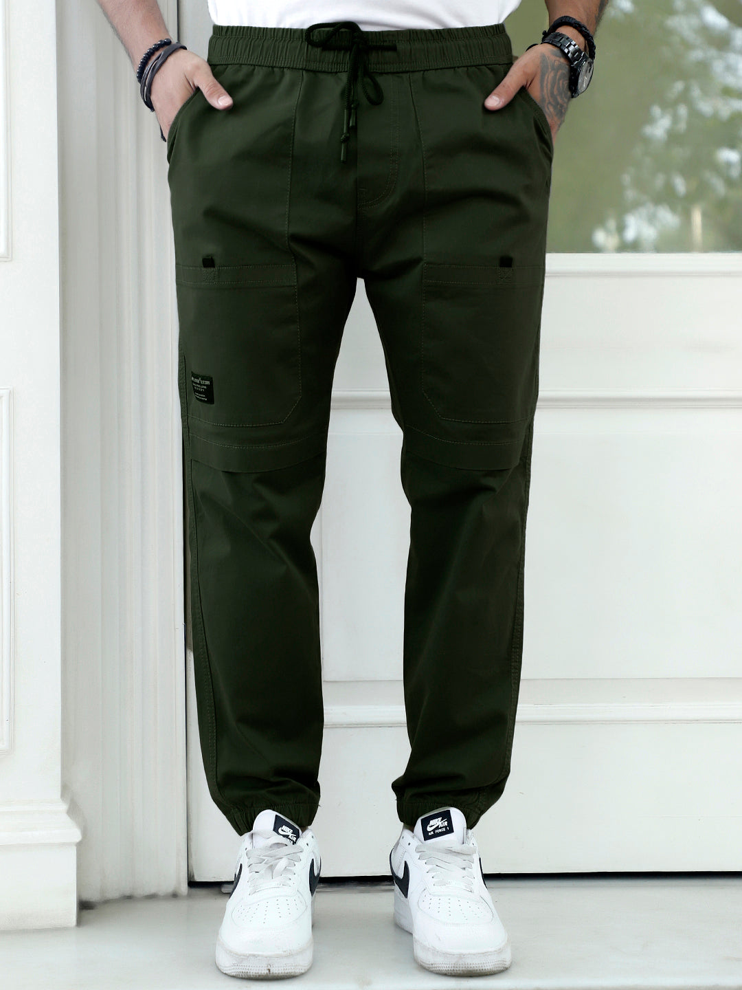 Terran Forest Green Cotton Cargo