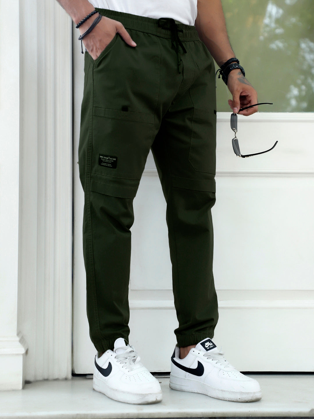 Terran Forest Green Cotton Cargo