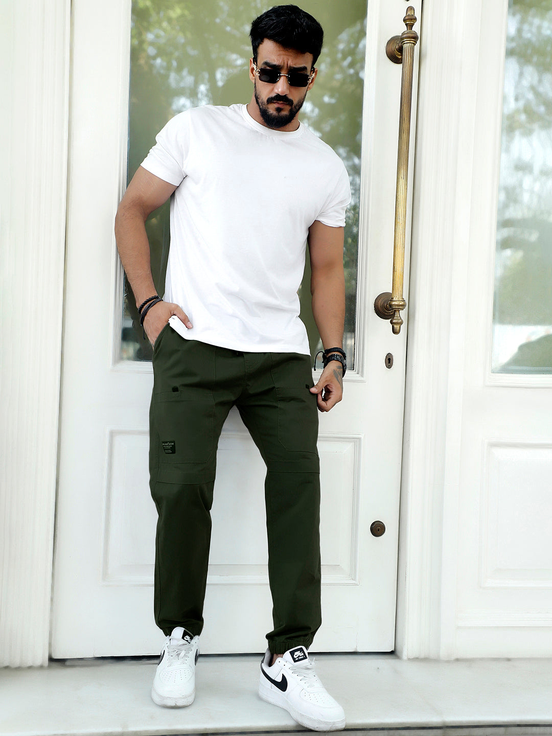 Terran Forest Green Cotton Cargo