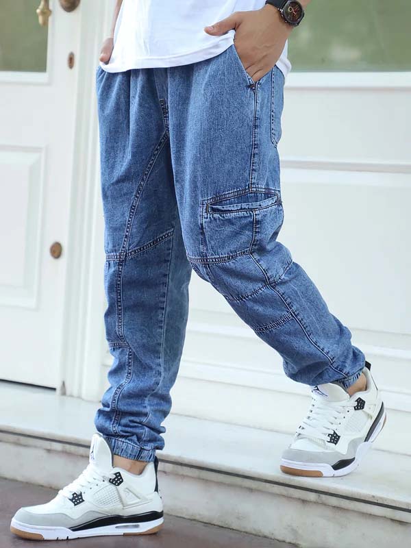 Skyline Blue Denim Joggers