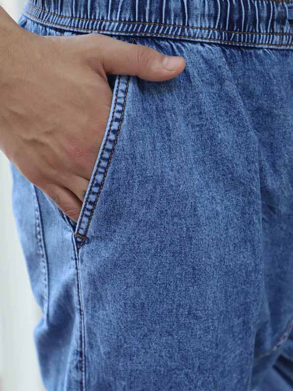 Skyline Blue Denim Joggers