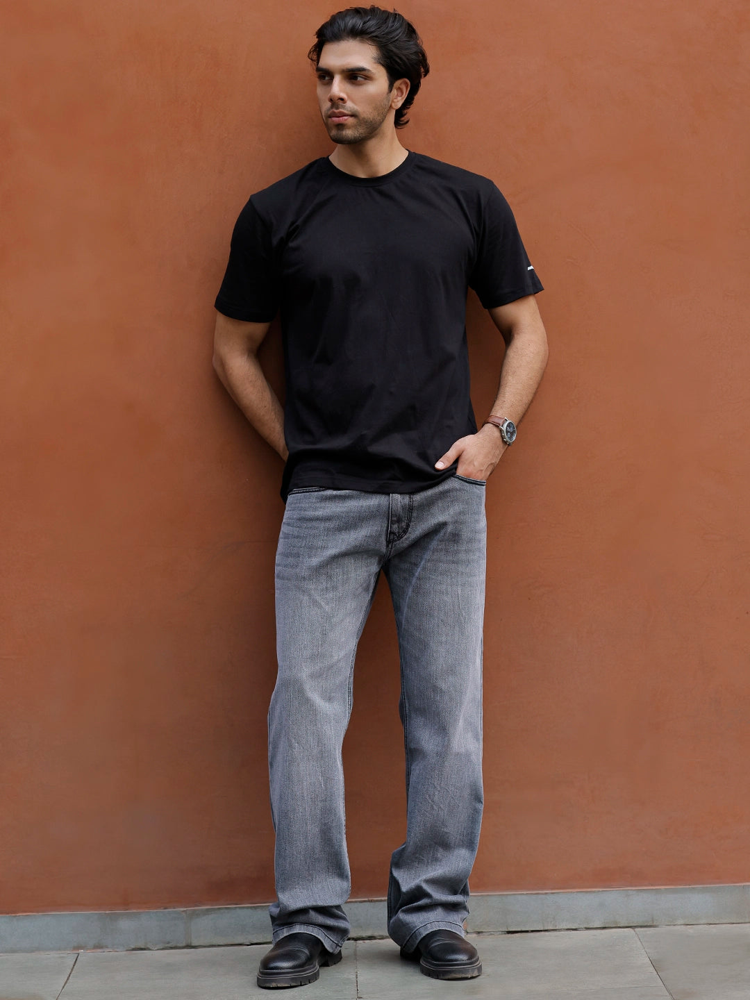 Valente Grey Denim Bootcut Jeans
