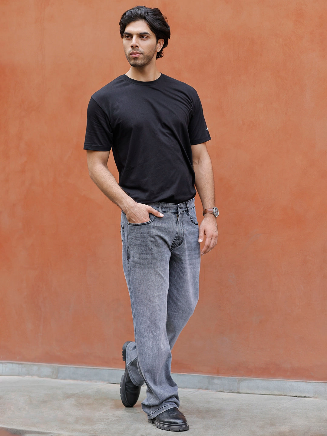 Valente Grey Denim Bootcut Jeans