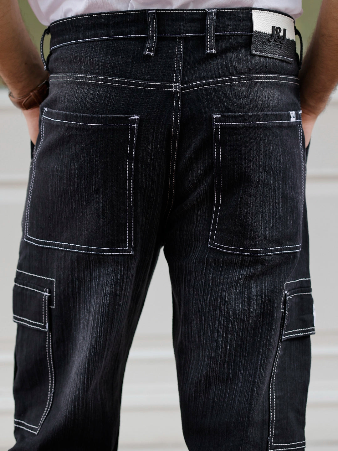 Twilight Fade Pebble Grey Denim Cargo