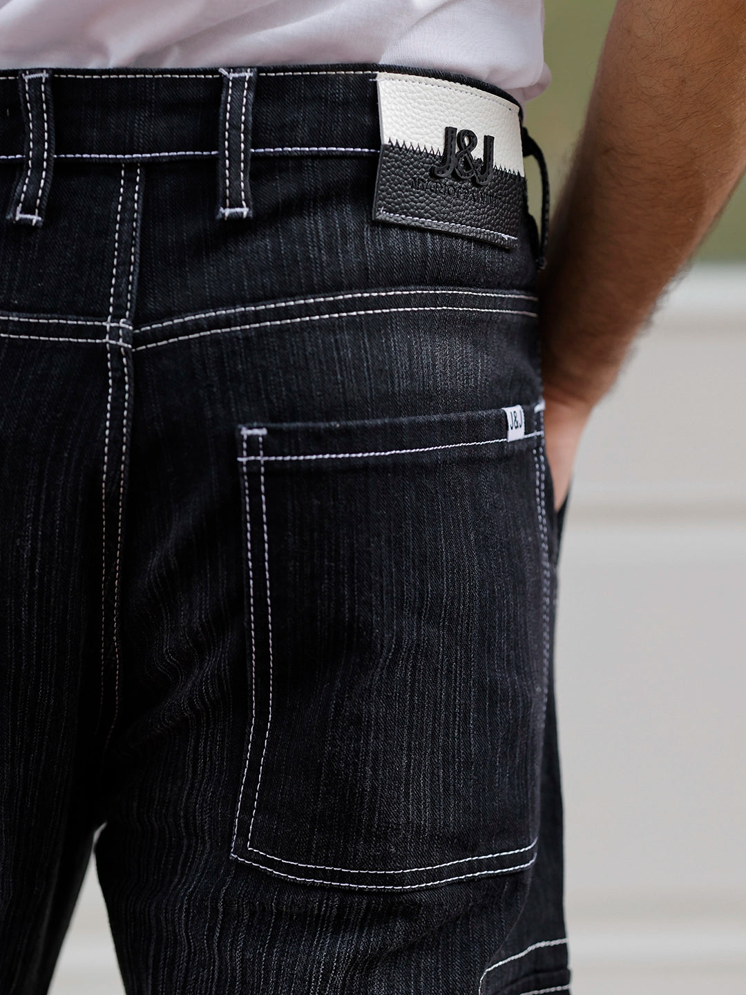 Twilight Fade Pebble Grey Denim Cargo